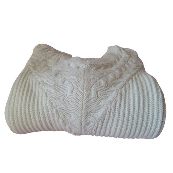 EUC | Venezia | V Neck | Cottage Core Chunky Cable Knit Sweater | Size: 26/28 - Picture 4 of 16